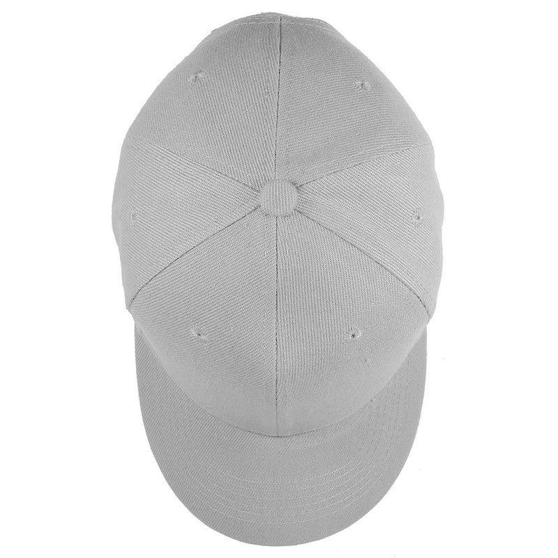 TZ Promise 12 Pack Wholesale Unisex Plain Solid Color Adjustable Baseball Caps Hats (Gray) - Image 3